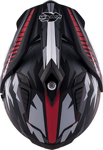 Kappa KV30 Enduro Full-face helmet in thermoplastic material  Tour Camouflage / Red / Glossy Black | HKKV30FCMRW