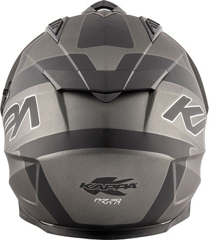 Kappa KV30 Enduro Flash Full-face helmet in thermoplastic material  Matt Titanium / Black | HKKV30FFHTB