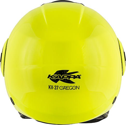 Kappa KV37 Oregon Jet helmet in thermoplastic material  Neon Glossy Yellow | HKKV37BG126