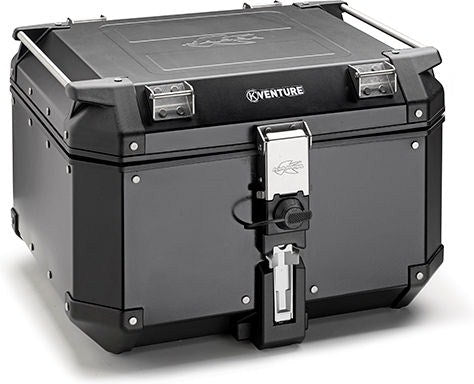 Kappa / カッパ MONOKEY&reg; トップケース ブラック line 48 ltr 1.5mm アルミニウム ブラック 塗装済み | KVE48BN