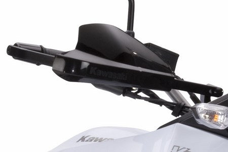 Kawasaki / カワサキ ハンドガード シェルセット ブラック (w/ Kawasaki / カワサキ logo) | 217HGS0008