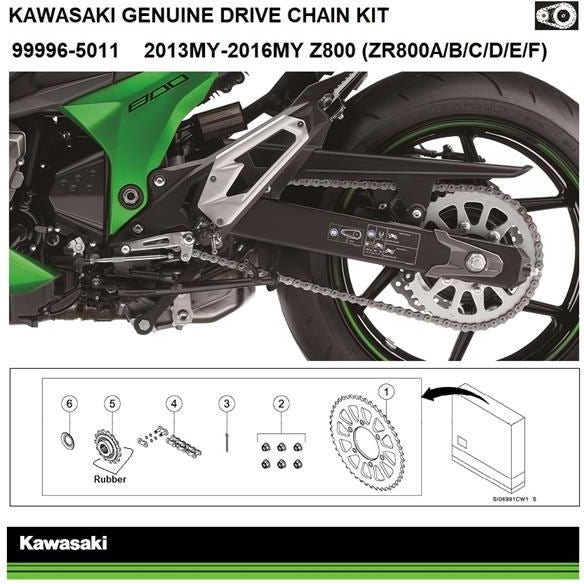 Kawasaki / カワサキ ドライブチェーン キット Z800 | 999965011