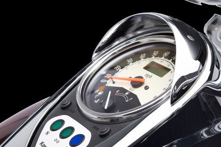 Kawasaki / カワサキ スピードメーター バイザー  クローム | K53020373