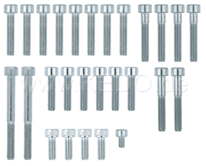 Kedo Allen Screw Set for Crankcase Cover  8.8  Zinc Coated  incl Manual | 10245