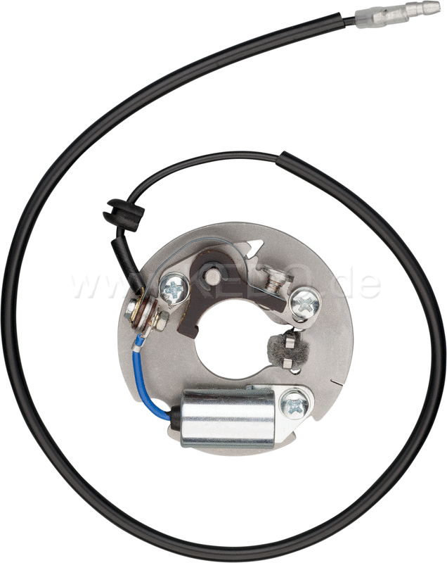 Kedo Replica breaker contact plate  stainless steel base plate with contact / condenser  ready-to-mount INCL. cable & sealing rubber | 11150-2