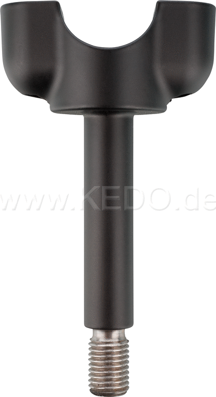 Kedo Handlebar riser HeavyDuty  CNC milled from high-strength tempered steel  black powder coated  1 piece  OEM reference # 1E6-23442-00 | 20051RP
