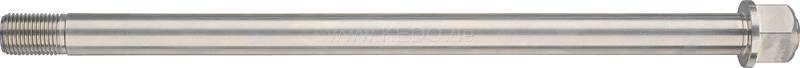 Kedo HD Swingarm Axle  Hex Head (OEM groove Style)  thread on one side | 21011