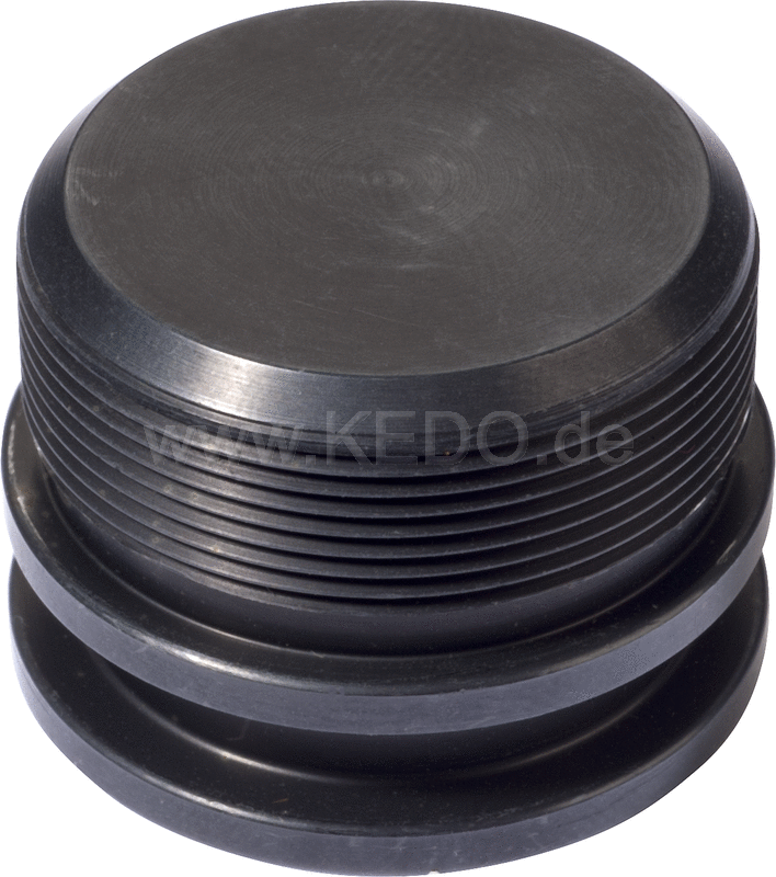 Kedo Fork leg top groove aluminum black anodized  CNC milled  one piece  OEM reference # 1U6-23111-M1  AF19 | 21036RP