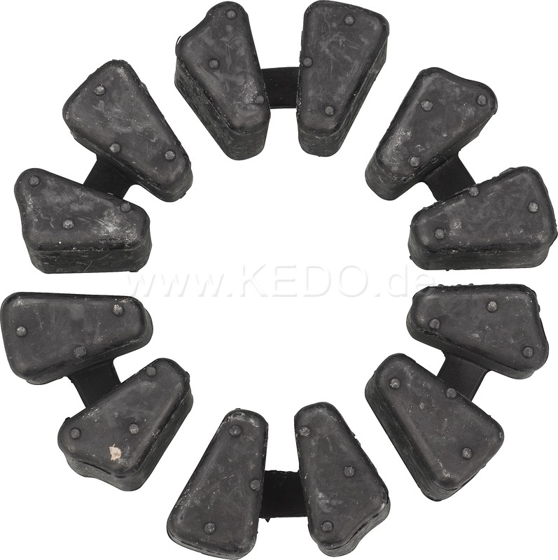 Kedo Rear Sprocket Cush Drive Rubber  Set of 6  Complete | 21126-6