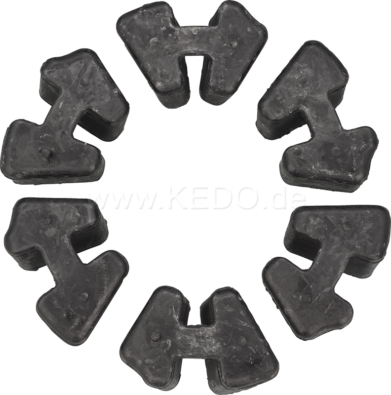 Kedo Rear Sprocket Cush Drive Rubber  Set of 6  Complete | 21126-6