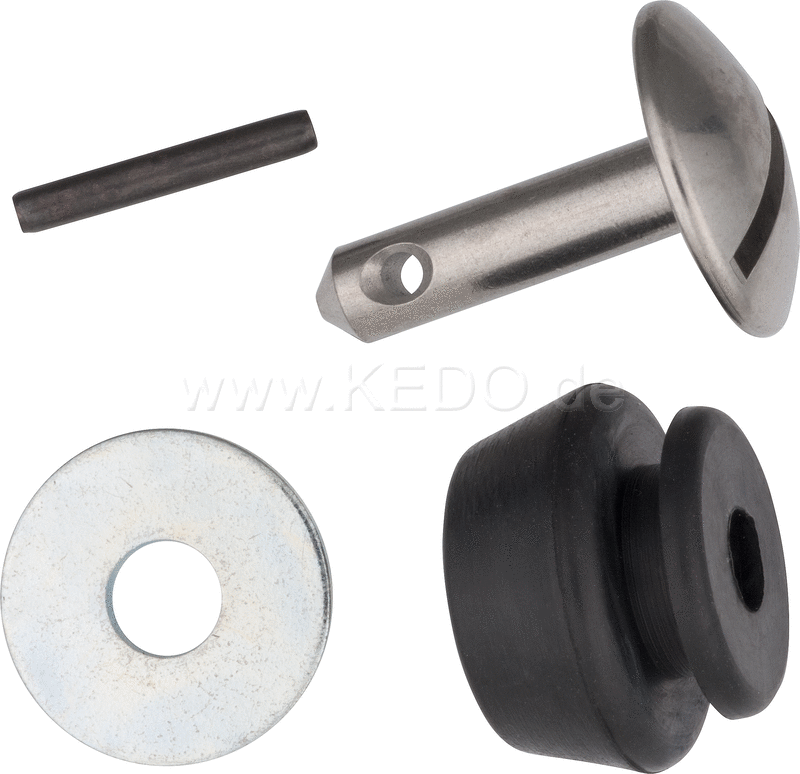 Kedo Stainless Steel Locking Pin for Side Cover incl Small Parts  Complete | 21288