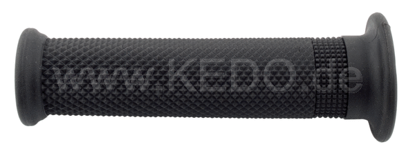 Kedo Handlebar Grip 'Karat midi'  black  1 pair  length 135mm  d = 22 / 25mm  Ccosed ends  suitable for 22mm handlebars | 22101B