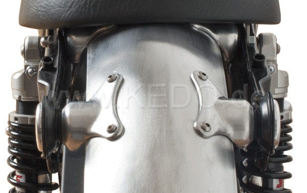 Kedo Mounting Kit for Rear Fender aluminum including 4 brackets  Rubbers and Bushings | 22105