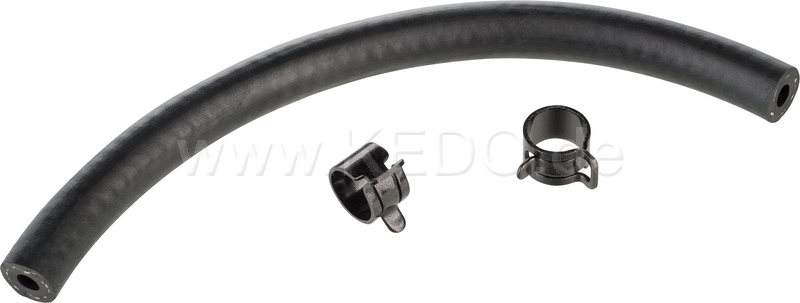 Kedo HD Low Pressure Hose between Fuel petcock and Low Pressure Connection (Carburettor / Intake Rubber)  including 2 clamps. | 22235