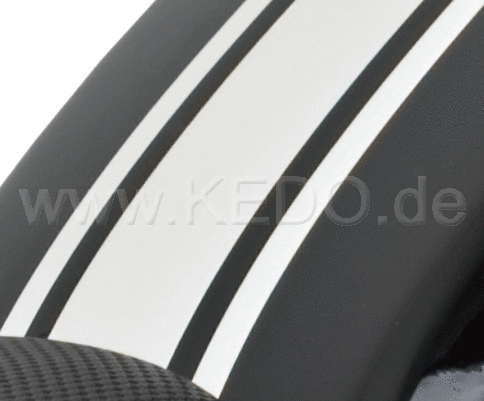 Kedo Decal Stripes  Matching Design for Seat 40562  White  size approx. 650x76mm | 22444