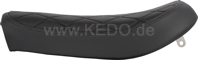 Kedo Solo Seat 'Gibbon Slap' design  ready-to-mount Complete  Black | 22589