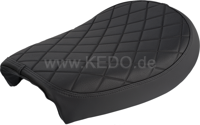 Kedo Solo Seat 'Gibbon Slap' design  ready-to-mount Complete  Black | 22589