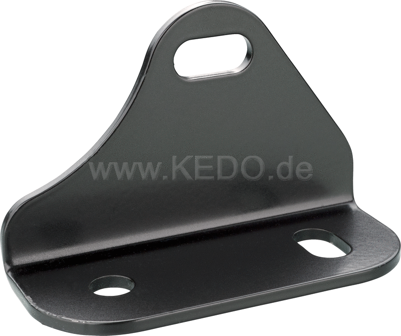 Kedo Stainless Steel Silencer Bracket  black coated  simplified form (OEM replica see item 27215RP  replaces 1E6-14781-00) | 27215KD