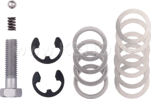 Kedo Kickstarter Small Part Set (spring  ball  OEM bolt  2x clip  10 washers (6x 0.1  2x 0.5  2x 1mm)) | 27420