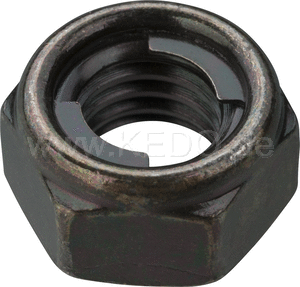 Kedo Nut M8  self-locking  black galvanized (metal lock) | 28073RP