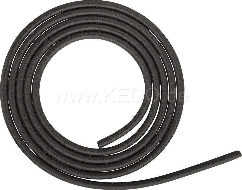 Kedo Foam Rubber Sealing Cord  suitable for air filter lid  length 1m  diameter 3mm  black | 28186