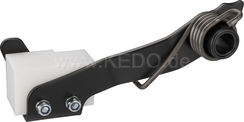 Kedo Chain Tensioner Set  complete incl spring  slider and small parts  tensioner arm stainless steel powder coated. | 28603