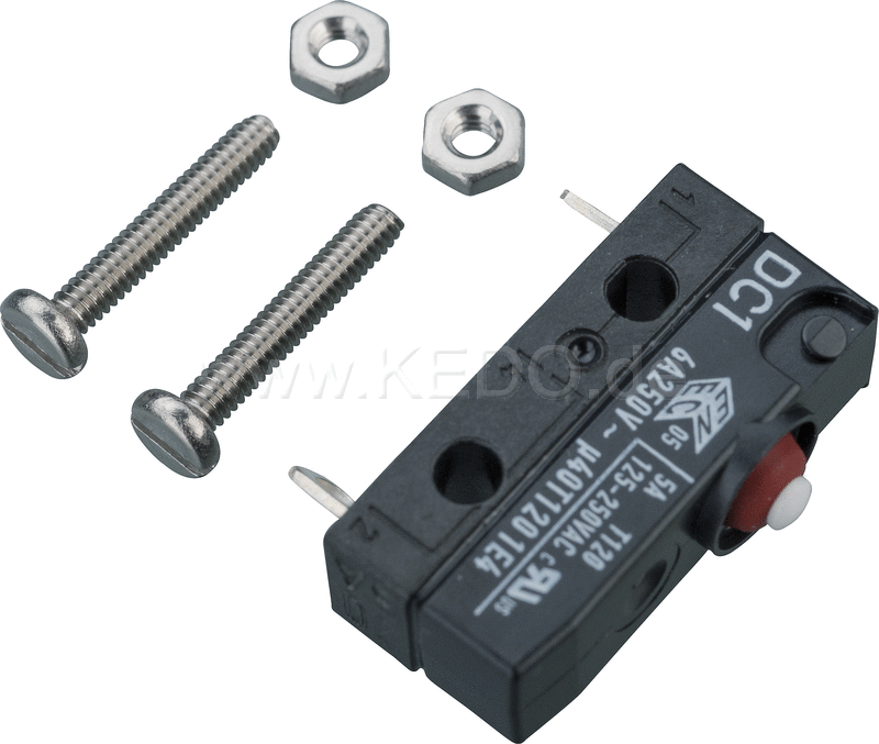 Kedo Replica Brake Light Switch  front  including bolts and nuts (replaces Brembo 98.5029.40). | 28792RP