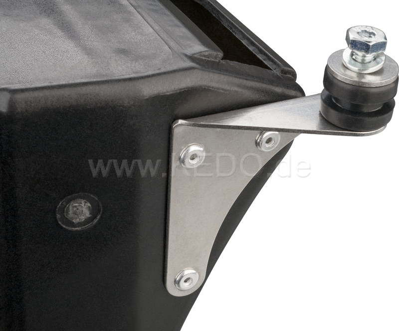 Kedo Mounting Set for Air Filter Box Item 28621 (mounting brackets outside / inside  rubber dampers  screws  etc.) | 28932