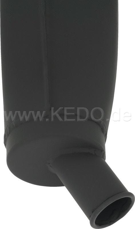 Kedo Replica Silencer  Stainless Steel with Heat Resistant Black Coating (OEM Shape  WITHOUT Heat Shields) | 29151