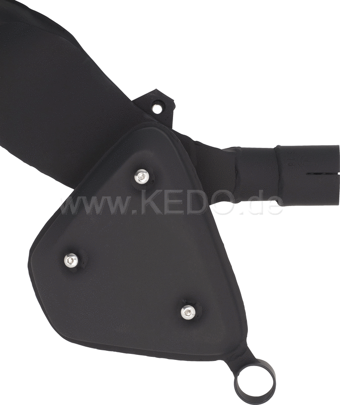 Kedo Replica Silencer  Stainless Steel with Heat Resistant Black Coating (OEM Shape  WITHOUT Heat Shields) | 29151
