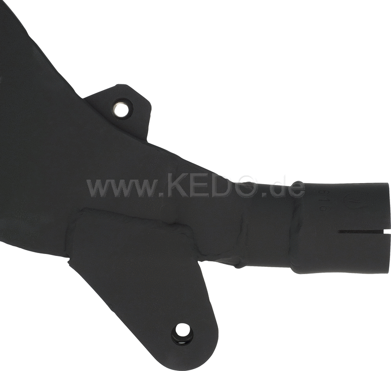Kedo Replica Silencer  Stainless Steel with Heat Resistant Black Coating (OEM Shape  WITHOUT Heat Shields) | 29175