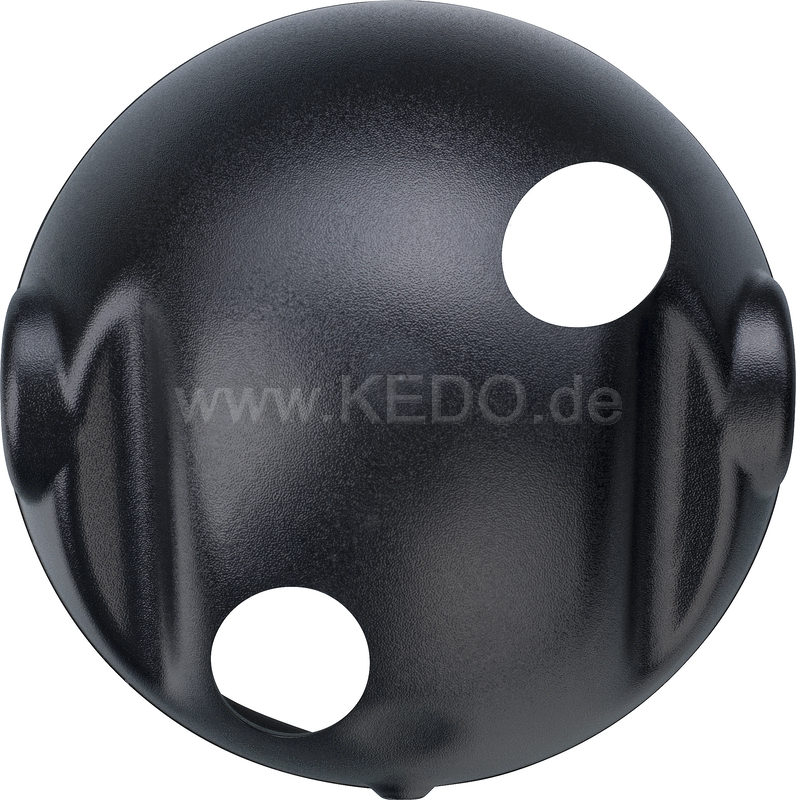 Kedo Headlight Housing (incl. Internal Rubbers And Bushing)  Plastic  Black  without Lens  Ring and Small Parts (see 41394) | 29191RP