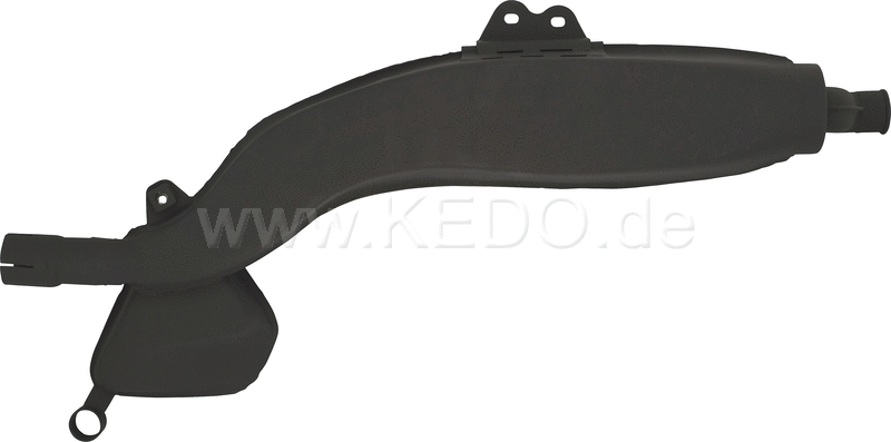 Kedo Replica Silencer  Stainless Steel w special high-temp.. Coating (black) (OEM shape  without Heat Shields) | 29256RP