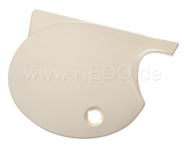 Kedo Replica Side Cover  Left  White (without Decal) (OEM Reference # 1E6-21711-00) | 29299