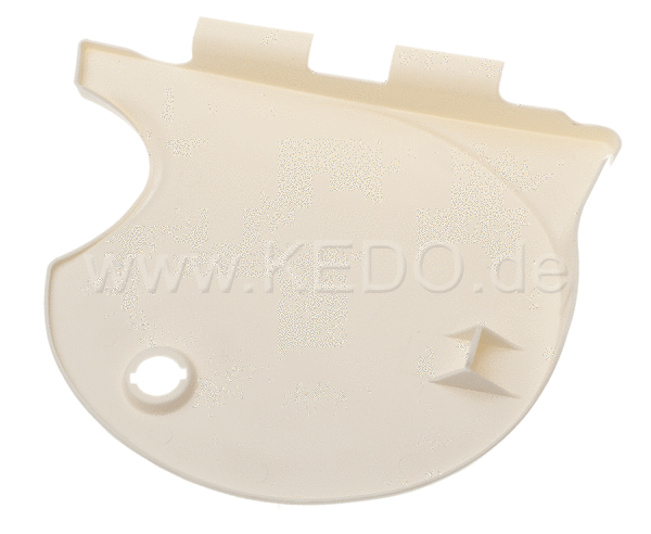 Kedo Replica Side Cover  Left  White (without Decal) (OEM Reference # 1E6-21711-00) | 29299