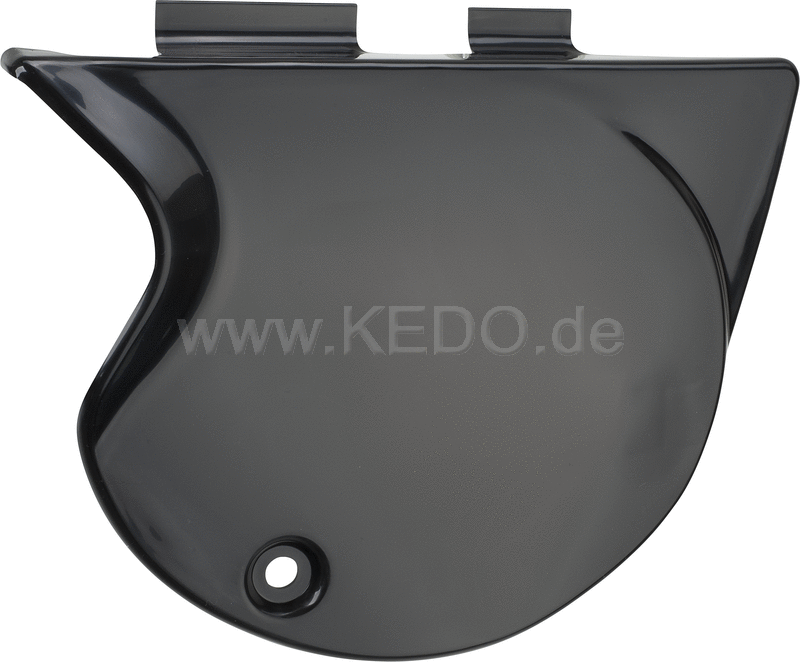 Kedo Replica Side Cover  Black  RH  shape like TT500  THEREFORE suitable for exhaust WITHOUT expansion chamber ONLY (without Decal) | 29306