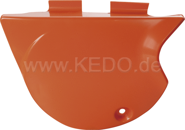 Kedo Replica Side Cover  left  'New El Toro Orange' (without Decal)  OEM reference # 2Y0-21711-00 | 29310