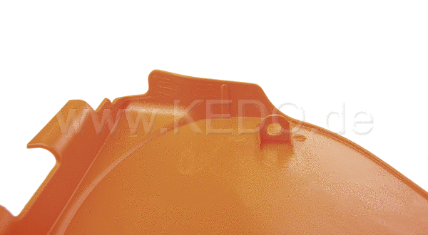 Kedo Replica Side Cover  left  'El Toro Orange' (without decal)  OEM reference # 1G1-21711-00 | 29314