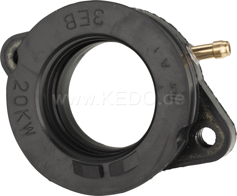 Kedo Intake Manifold (Unrestricted version approx 30-32HP  with Vacuum Fitting for Genuine BST34 Flat Slide Carburettor.) Improved design  Clamp see item 91826 | 29337