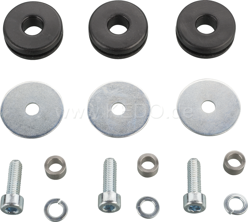 Kedo XT500 Mounting Kit for aluminum chain guard  complete  | 29454