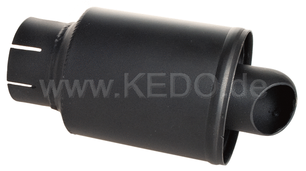 Kedo Replica Silencer (US Version Short) Black  incl Clamps. | 29545