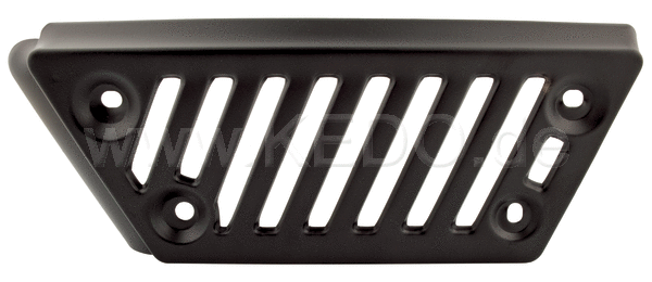 Kedo Heat Shield Expansion Chamber / Long  Black (Replica)  OEM reference # 583-14718-01 | 29548