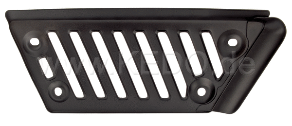 Kedo Heat Shield Expansion Chamber / Long  Black (Replica)  OEM reference # 583-14718-01 | 29548