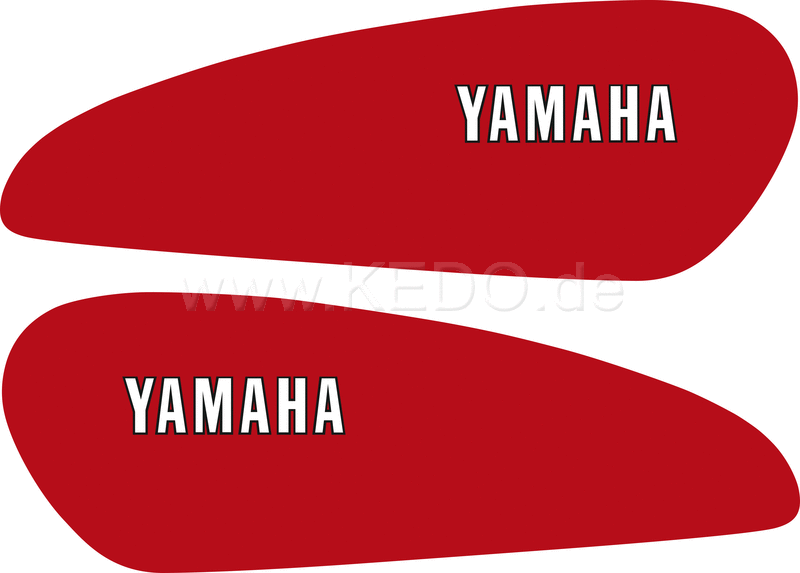 Kedo Fuel Tank Decal Red / White / Black (Replica) | 29556