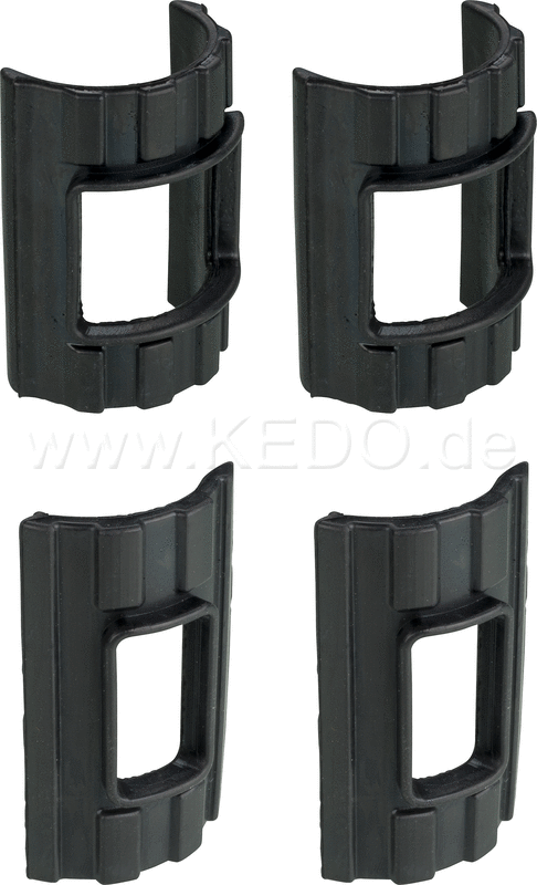 Kedo Rubber Set for Headlamp bracket  complete inside / outside  right / left  4 pieces (for OEM headlamp brackets) OEM Reference # 1N5-23138-00  1H5-23137-00 | 29576