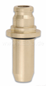 Kedo Bronze Valve Guide  1 Piece (2x needed  Oversized  needs to be modified to fit your Cylinder Head) incl O ring Outer Diam. 14 30mm | 30070