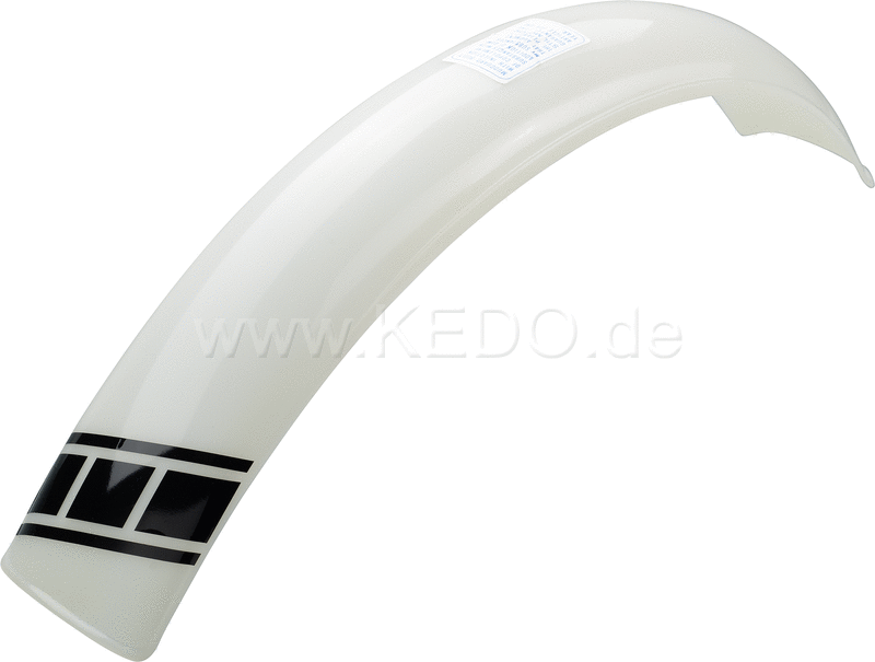 Kedo Trial Front Wheel Fender Stilotor  transparent colored  dim. approx .: 740mm long  100mm wide  max. 135mm radian measure  incl. SpeedBlock decal | 30077T