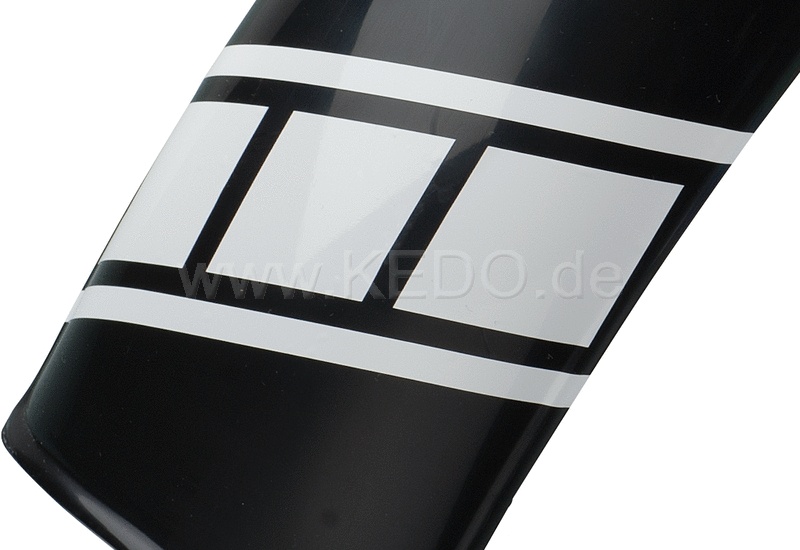 Kedo fender-decor-speed block design for Art 30077. color : white  1 piece dim. approx 147x49mm | 30078W