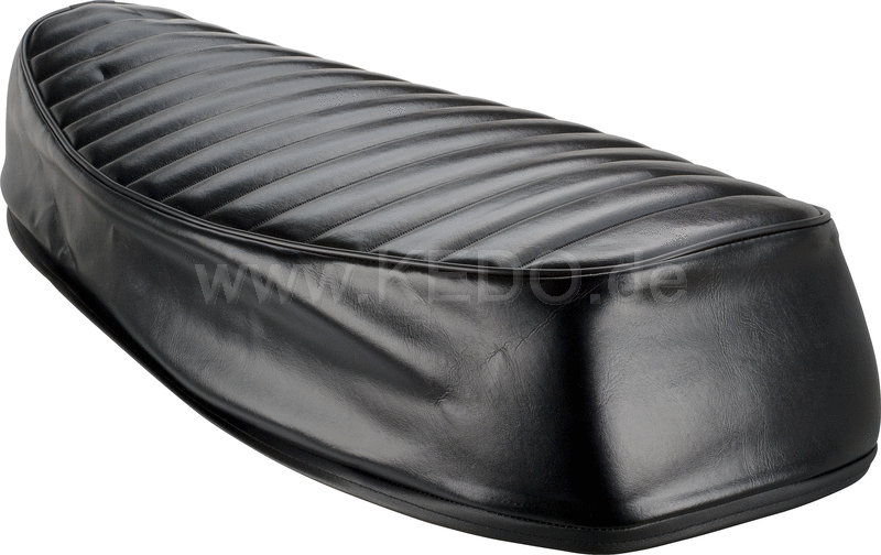 Kedo Seat Cover  Ribbed  Black (OEM Replica)  without lettering (OEM Reference # 48U-24731-00) | 30104
