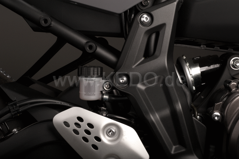Kedo Bracket for original brake fluid reservoir  for mounting without passenger footrest bracket | 30296